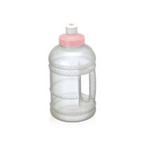 Garrafa Squeeze Infantil com Alca 500ml Rosa Injetemp