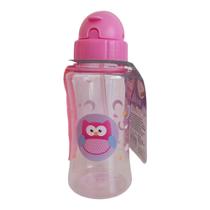 garrafa squeeze infantil com canudo 400ml meus melhores amigos