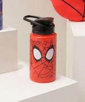 Garrafa Squeeze Infantil Estampa Homem Aranha Marvel 3-16228 Garrafa Squeeze Infantil Estampa Homem Aranha Marvel 3-16228