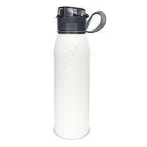 Garrafa Squeeze Inox 650ml Água Tampa e Alça Academia Treino Trabalho Garrafa Squeeze Inox 650ml Água Tampa e Alça Academia Treino Trabalho