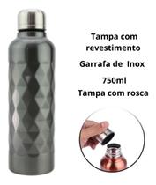 Garrafa Squeeze Inox Fitness Água Academia Esporte Garrafa Squeeze Inox Fitness Água Academia Esporte
