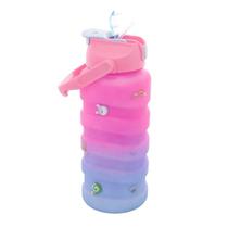 Garrafa Squeeze Lyor Wave Vermelha e Azul C/ Adesivos 2l