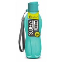 Garrafa Squeeze Matte 400ml Azul Turquesa