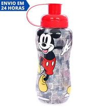 Garrafa Squeeze Mickey com Tubo Gelo 550ml BPA FREE