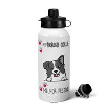 Garrafa Squeeze MQ Dog - Meu Border collie, melhor pessoa!