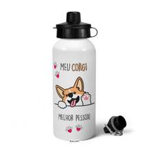 Garrafa Squeeze MQ - Meu Corgi, melhor pessoa!