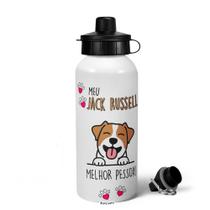 Garrafa Squeeze MQ - Meu Jack Russell, melhor pessoa! Garrafa Squeeze MQ - Meu Jack Russell, melhor pessoa!