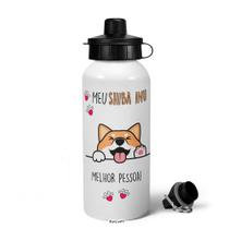 Garrafa Squeeze MQ - Meu Shiba inu, melhor pessoa! Garrafa Squeeze MQ - Meu Shiba inu, melhor pessoa!