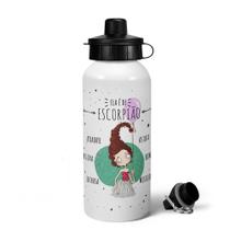 Garrafa Squeeze MQ Signos - Ela é de Escorpião - 600ml