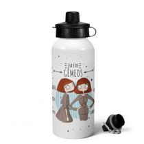 Garrafa Squeeze MQ Signos - Ela é de Gêmeos - 600ml