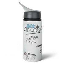 Garrafa Squeeze NK Flork Irmãos - Amor de irmãos Garrafa Squeeze NK Flork Irmãos - Amor de irmãos