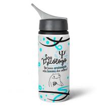 Garrafa Squeeze NK Flork Profissões - Sou Psicólogo
