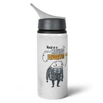 Garrafa Squeeze NK Flork - Você é o meu malvado favorito