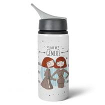 Garrafa Squeeze NK Signos - Ela é de Gêmeos - 600ml
