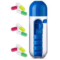 Garrafa Squeeze Organizadora Comprimido Medicamento Garrafa Squeeze Organizadora Comprimido Medicamento