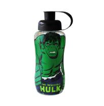 Garrafa Squeeze Pet Hulk Marvel Tubo De Gelo 550 Ml