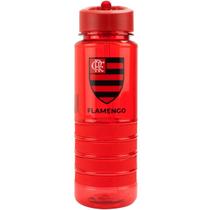 Garrafa Squeeze Plástica Com Canudo 700ml Flamengo CRF Ref.:DF6603-5 Garrafa Squeeze Plástica Com Canudo 700ml Flamengo CRF Ref.:DF6603-5