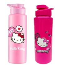 Garrafa Squeeze Plástica Hello Kitty 750ml Escola Passeio Lancheira