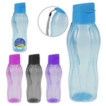 Garrafa Squeeze Plastico 600ml Fun Wave Sortidas