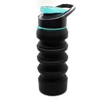 Garrafa Squeeze Retrátil Dobrável Sem BPA - 500ml Squeeze flexível