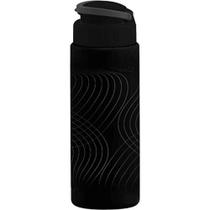 Garrafa Squeeze Roma 700ML Plástica Antivazamento Soft Touch Preta Tiba Garrafa Squeeze Roma 700ML Plástica Antivazamento Soft Touch Preta Tiba