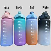 Garrafa Squeeze - Rosa/Lilás - Azul/Laranja - Preto/Branco - Verde/Lilás