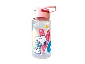 Garrafa Squeeze Snoopy Love 500Ml Bandeirante Transparente