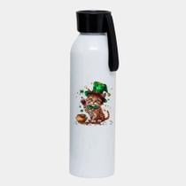Garrafa Squeeze Sport Branca Premium 650ml GATINHO ST PATRICKS DAY FOFO 8