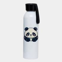 Garrafa Squeeze Sport Branca Premium 650ml PANDA KAWAII DESENHO