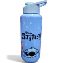 Garrafa Squeeze Stitch Com Alça Tampa Para Água Suco 1Litro Garrafa Squeeze Stitch Com Alça Tampa Para Água Suco 1Litro