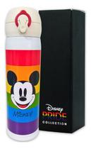 Garrafa Squeeze Térmica Água Café Disney Mickey Arco-íris