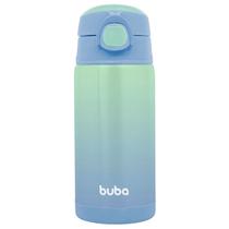 Garrafa squeeze térmica infantil degradê azul Buba 400 ml