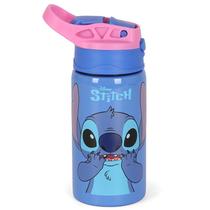 Garrafa squeeze térmica infantil Stitch Disney Luxcel 500 ml - azul Garrafa squeeze térmica infantil Stitch Disney Luxcel 500 ml - azul