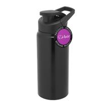 Garrafa Squeze Em Alumínio 660 Ml Bagdá Topget - Preto