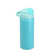 Garrafa Squezee Infantil 600ml Com Alca Canudo Flip Escolar