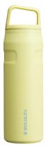 Garrafa STANLEY IceFlow Cap Carry 710 ml, isolada em amarelo Garrafa STANLEY IceFlow Cap Carry 710 ml, isolada em amarelo