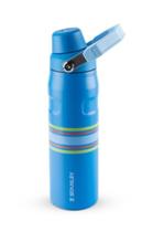Garrafa stanley térmica aerolight fast flow varsity 710ml azure stripes 08482-00