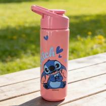 Garrafa Stitch Angel Plastica Squeeze 700ml Infantil Garrafinha Stitch Namorada Volta as aulas Garrafa Stitch Angel Plastica Squeeze 700ml Infantil Garrafinha Stitch Namorada Volta as aulas