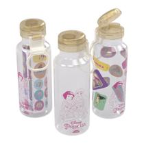 Garrafa Stitch, Divertidamente, Mickey, Minnie e Rei Leão Abre Fácil com Adesivo 600ml