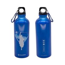 Garrafa Super Man DC Zona Criativa Alumínio com Mosquetão Rosca 500ml Água Escritório Academia Caminhada
