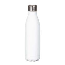 Garrafa Tampa Inox 500ml Branca Caminhada Academia