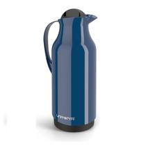 Garrafa térmica 0,75l siena unitermi café leite chá tereré cor azul