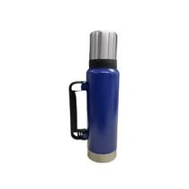 Garrafa Térmica 1.2L Aço Inoxidável Esmaltado com Alça e Tampa Copo Alta Conservação Térmica Garrafa Térmica 1.2L Aço Inoxidável Esmaltado com Alça e Tampa Copo Alta Conservação Térmica