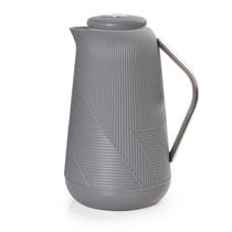 Garrafa Térmica 1 Litro Bari Cinza Para Chá Café Termopro Garrafa Térmica 1 Litro Bari Cinza Para Chá Café Termopro