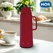 Garrafa térmica 1 Litro café chá Mor 24 Horas Quente Garantido Diversas Cores