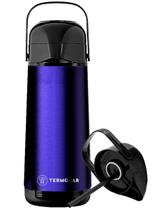 Garrafa Térmica 1 Litro Inox Pressão Café Lumina Termolar Garrafa Térmica 1 Litro Inox Pressão Café Lumina Termolar