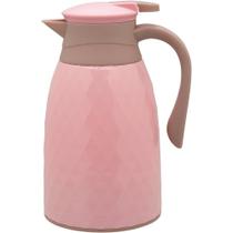 Garrafa Térmica 1 Litro Rosa Com Ampola e Alça Modelo Khenze Garrafa Térmica 1 Litro Rosa Com Ampola e Alça Modelo Khenze