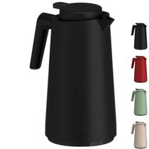 Garrafa Térmica 1 Litro Vercelli Unitermi Botão de Gatilho Alça Reforçada Ampola de Vidro