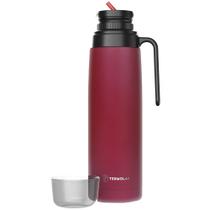 Garrafa Térmica 100% Inox R-Evolution 1 Litro Rosa Cafe Chá Ampola Inox Termolar