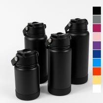 Garrafa Térmica 1000ml Aço Inox com Protetor de Silicone TR-008